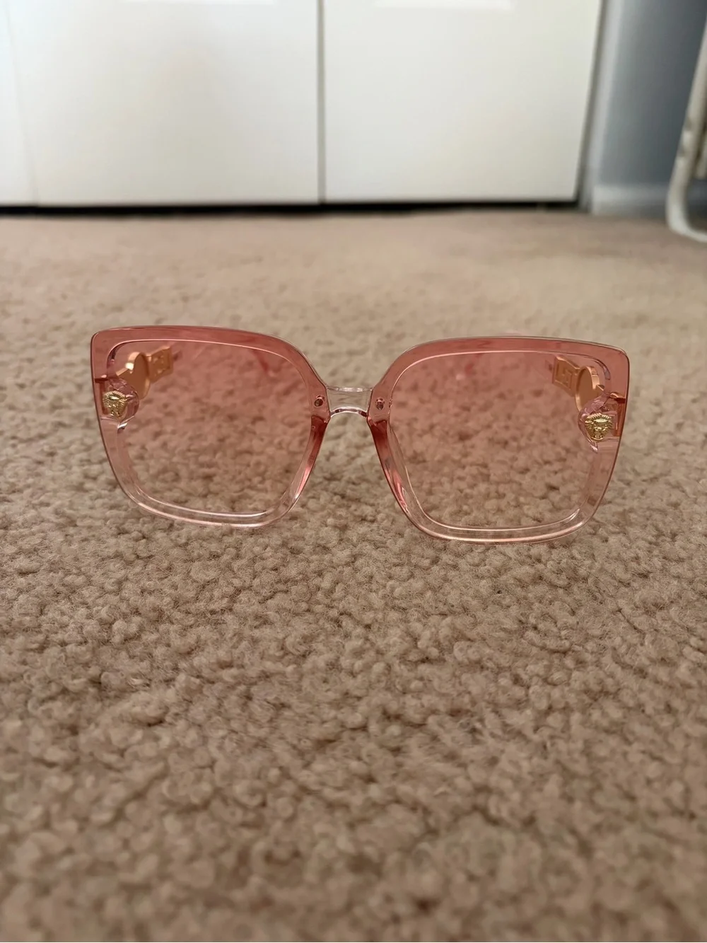 Pink Oversized Square Sunglasses - Women Accessories